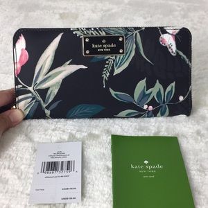 Kate Spade Wilson Road Botanical Black Wal…
